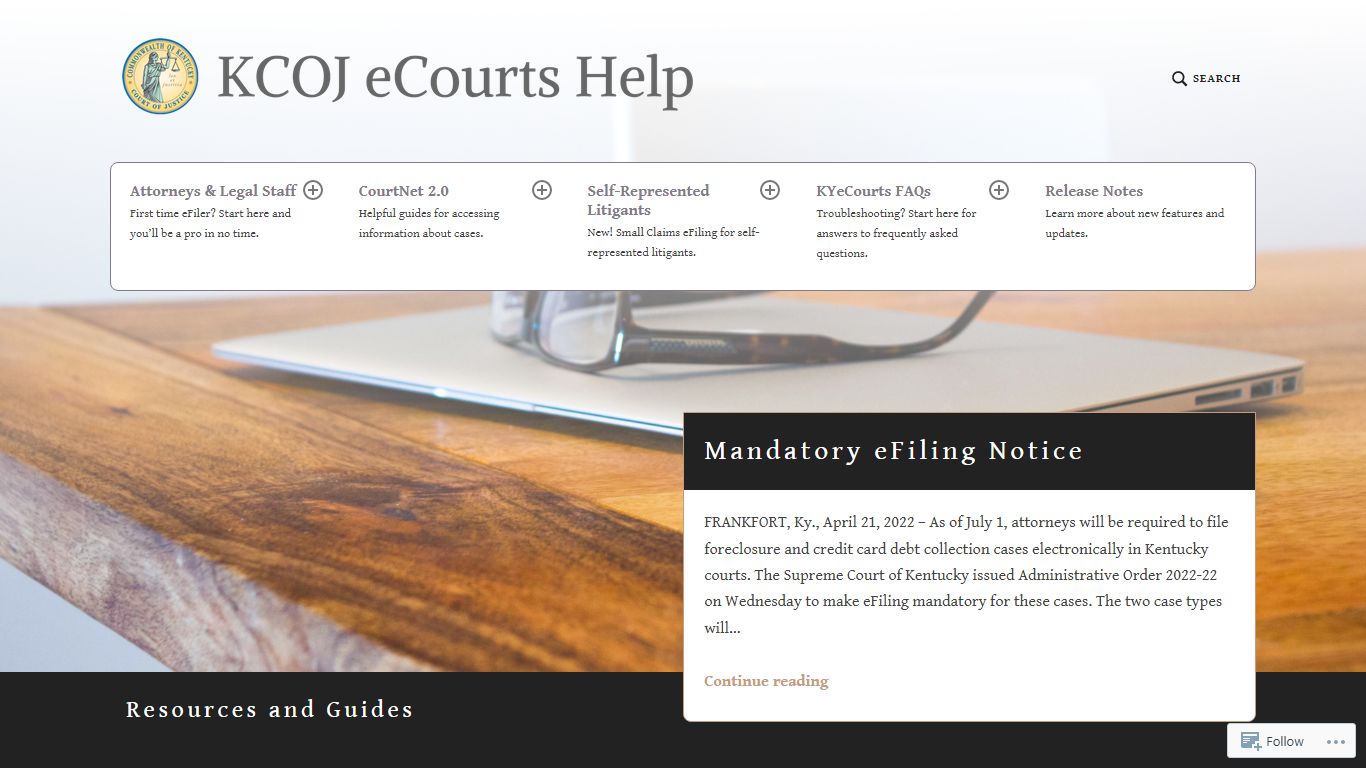 ehelp.kycourts.net - Resources and Guides